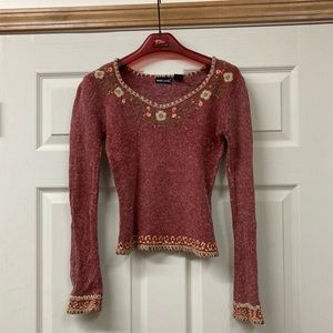 Women’s Wet Seal Embroidered Sweater size S